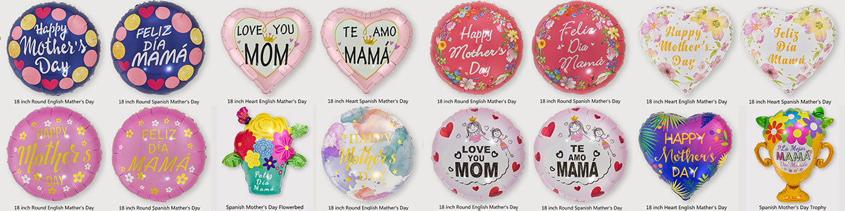 Mother's Day balloons