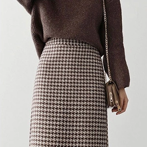 Houndstooth Knitted Fabric
