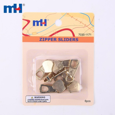Gold Zipper Slider